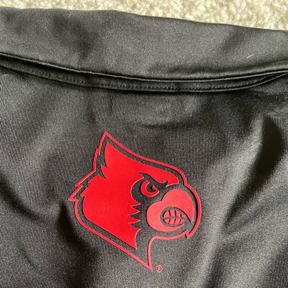 Adidas University of Louisville Polo shirt men’s size XL black and red polo - Picture 5 of 7